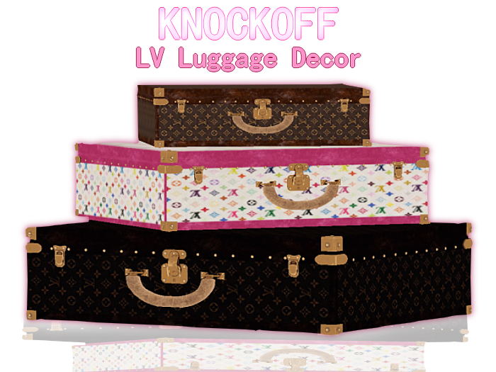 .:Knockoff:. [DECOR] LV Monogram Luggage Cases 