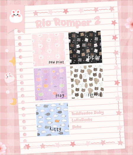 Blush. Rio Romper 2 - Bear [ADD]