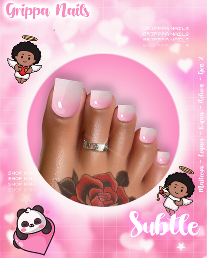 Grippa Pedi:: Subtle Set