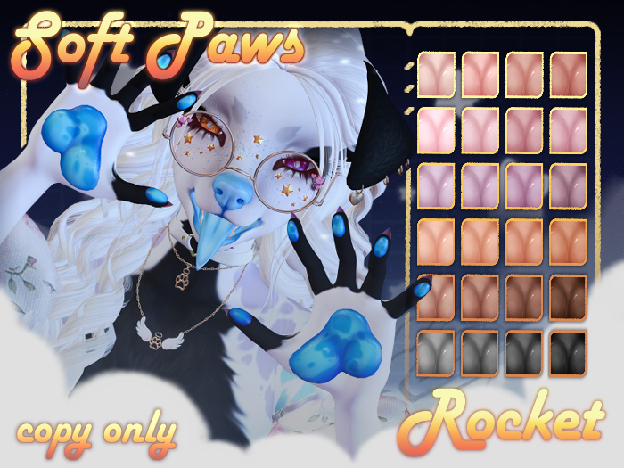 [R!] Soft Handy Paws - Natural Bare