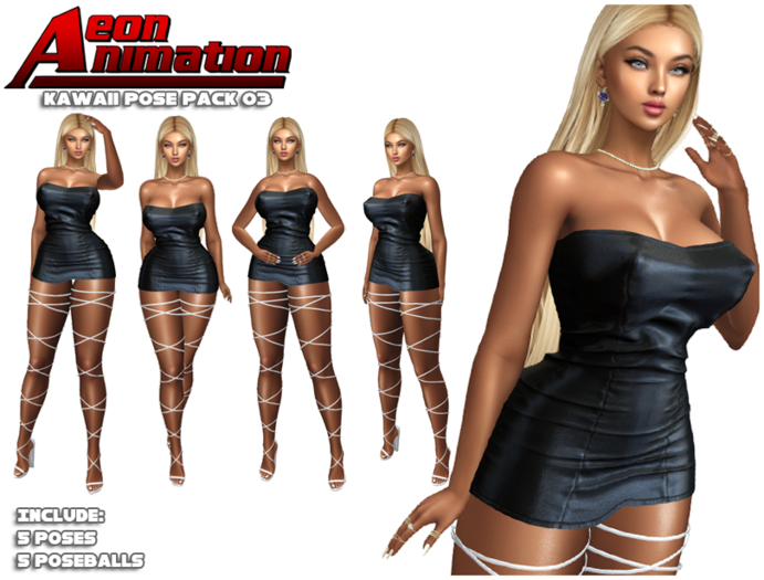 Aeon Model Girl Sexy Pose Pack 03