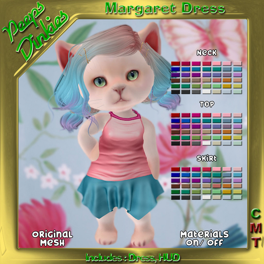Peeps Dinkies Margaret Dress Fatpack Original Mesh