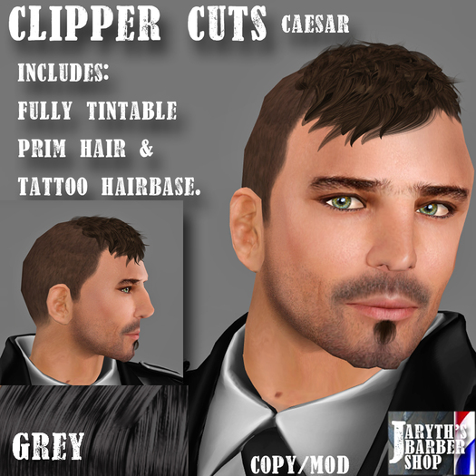 Clipper Cuts "Caesar" Grey