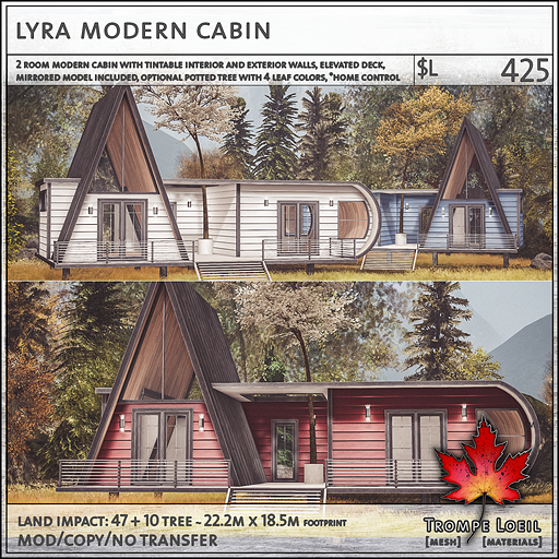 Trompe Loeil - Lyra Modern Cabin [mesh]