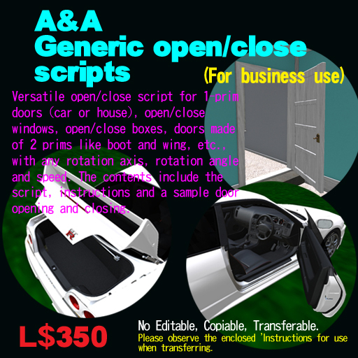 Open&Close Script Box for business use