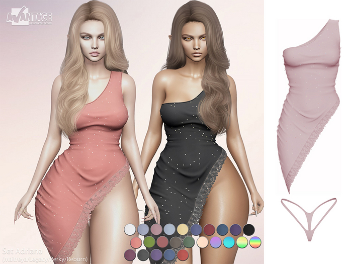 *Avantage* Set Adriana Pink 