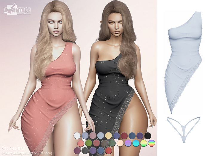 *Avantage* Set Adriana Blue 