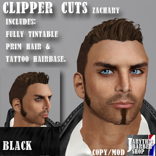 Clipper Cuts "Zachary" Black
