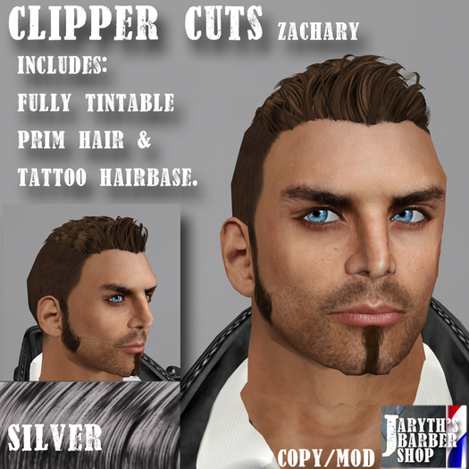 Clipper Cuts "Zachary" Silver