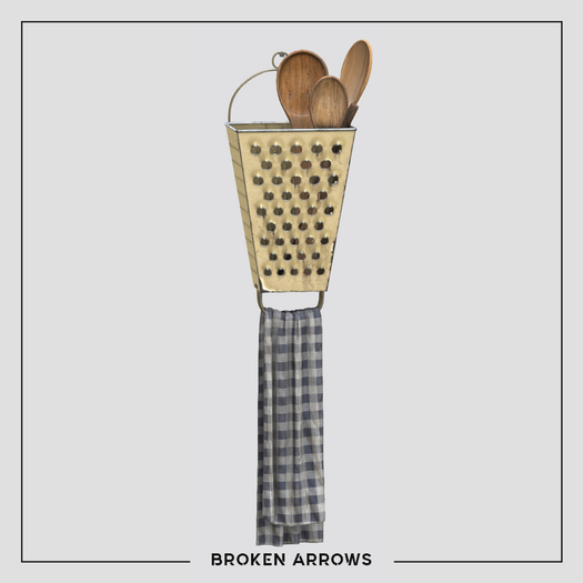 BROKEN ARROWS - Farm Life - Grater & Spoons - Yellow