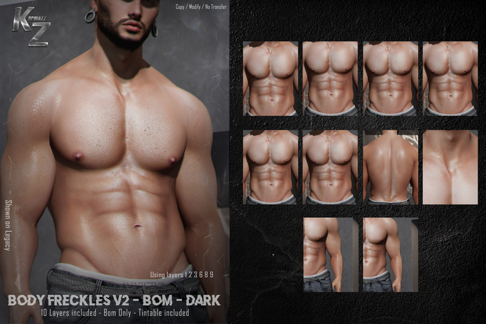 KARMAZZ - Body Freckles V2 - BOM - Dark