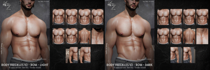 KARMAZZ - Body Freckles V2 - FATPACK 