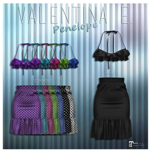 :V.e. Penelope Ruffled Top Lime COMMON