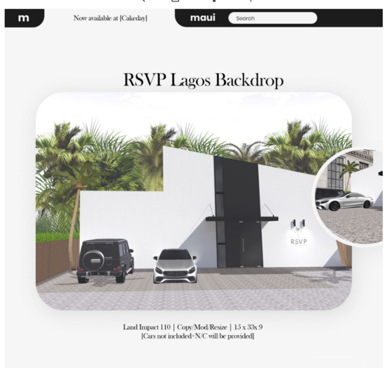 Maui - RSVP Lagos Backdrop