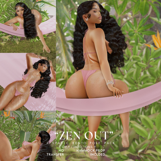 CTRL- " Zen Out " Static Bento Pose Pack