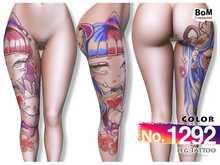 (Leg Tattoo) No.1292 Color