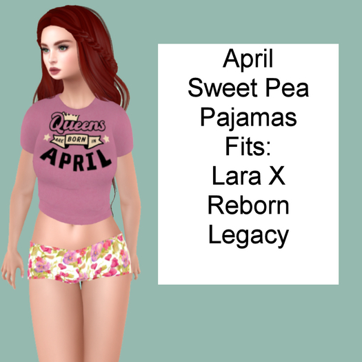 April Birth Flower Pajamas