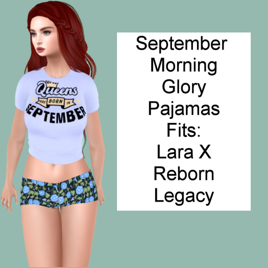 September Birth Flower Pajamas