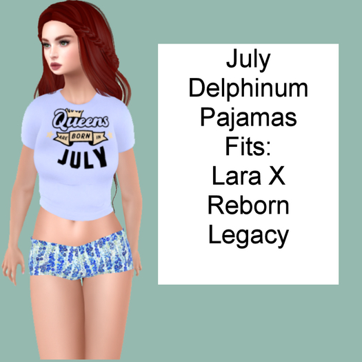 July Birth Flower Pajamas