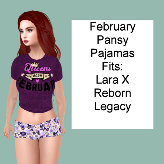February Birth Flower Pajamas