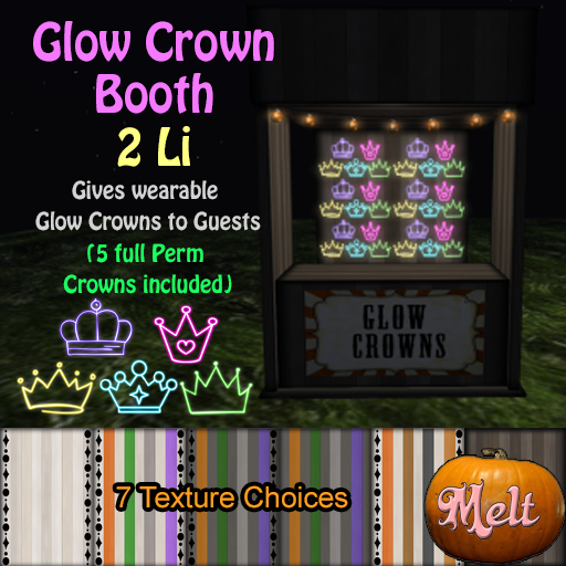 {Melt} Glow Crowns Booth