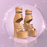 Beige NY Sandals Reborn