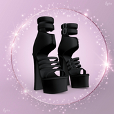 Black NY Sandals Reborn