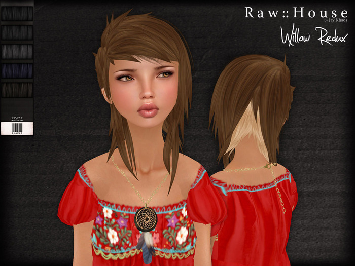 RAW HOUSE :: Willow Redux Hair [Blacks]