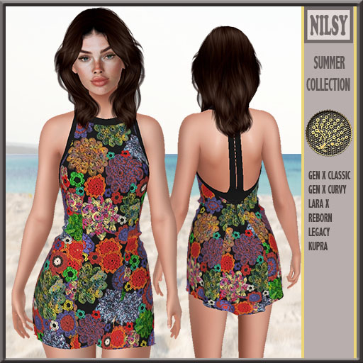 MULTICOLOR CROCHET DRESS