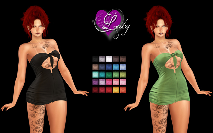 Laby's Dress Dorea Solid Fatpack