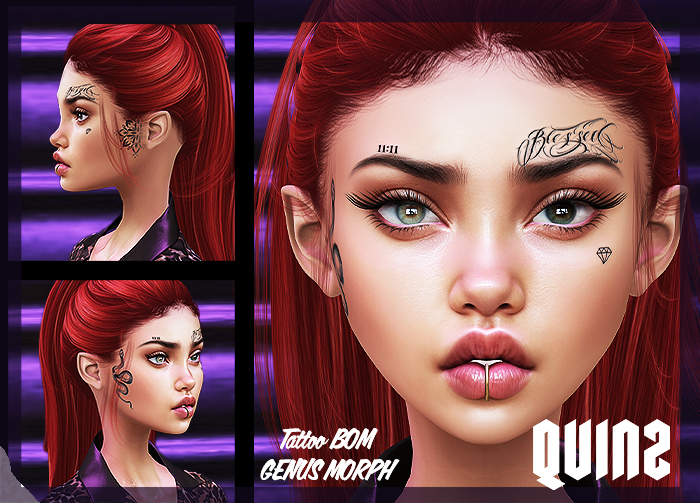 QUINZ - Facetattoo Blessed - Genus BOM & 4K BOM