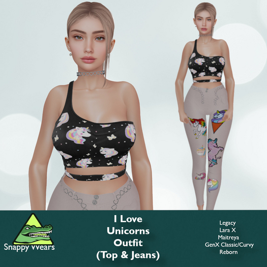 Snappy - Love Unicorns Outfit