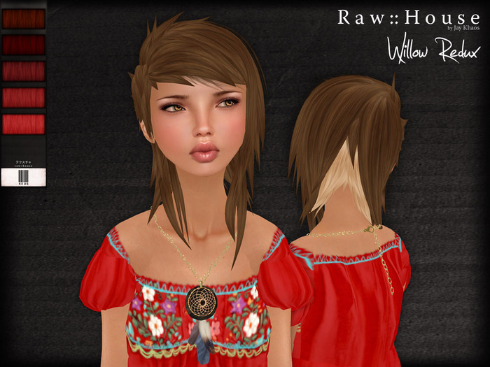 RAW HOUSE :: Willow Redux Hair [Reds]