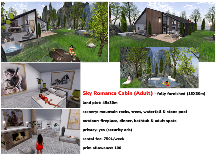 RENT a House / Cabin to Rent - Sky Romance Cabin