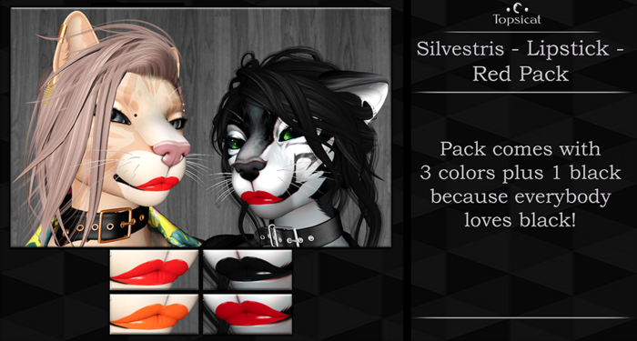 [Topsicat] Silvestris - Lipsticks - Reds