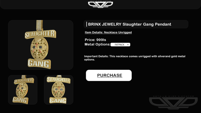 [LDNBRINX] 21 Savage Slaughter Gang GOLD
