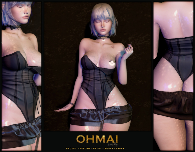 Ohmai Unpack  - Raquel Set Black