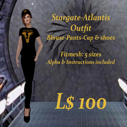 Stargate Atlantis Outfit-Female