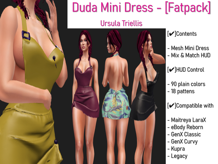 7016 Duda Mini Dress - [Fatpack]