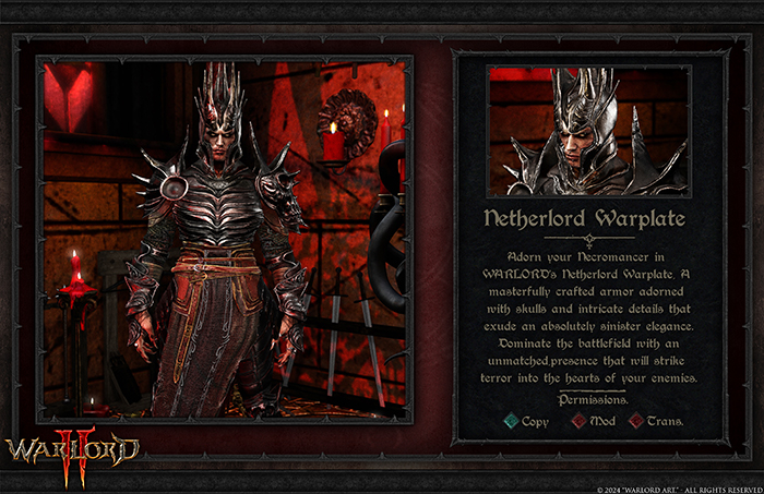 [WARLORD] Netherlord Warplate - Black