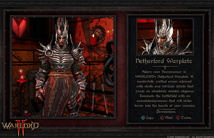 [WARLORD] Netherlord Warplate - Steel