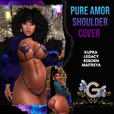 [MONTCLAIR] ~ PURE AMOR SHOULDER COVER BLACKBERRY