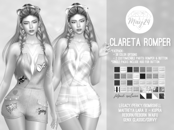 Clareta Romper DEMO