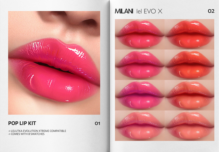 MILANI - "POP" LIP KIT / DEMO