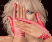 amias - EVY gloves C3 red - Maitreya - SALE !