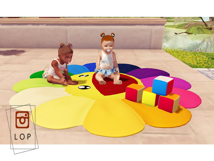 LOP Flower Rug for Zooby