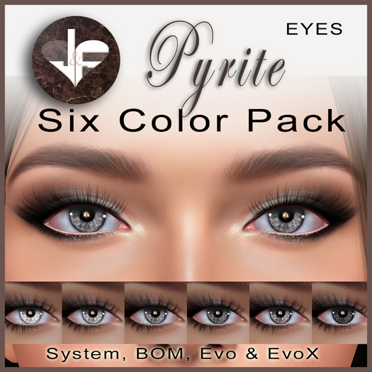 January ~ Eyes Pyrite Gray Fatpack