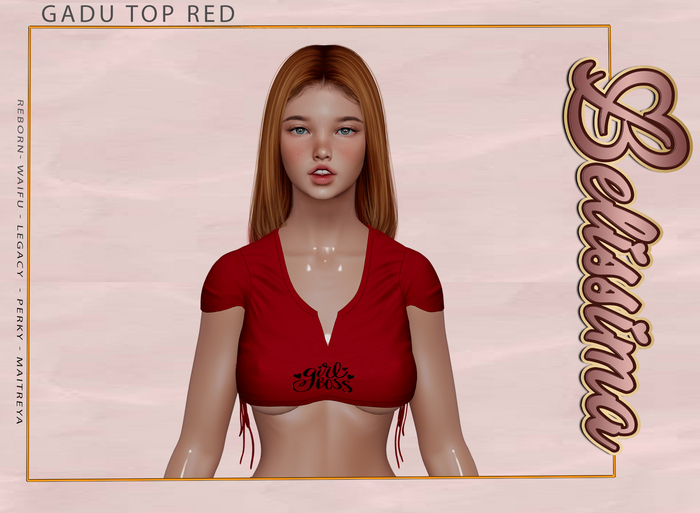 [Belissima] Gadu Top Red
