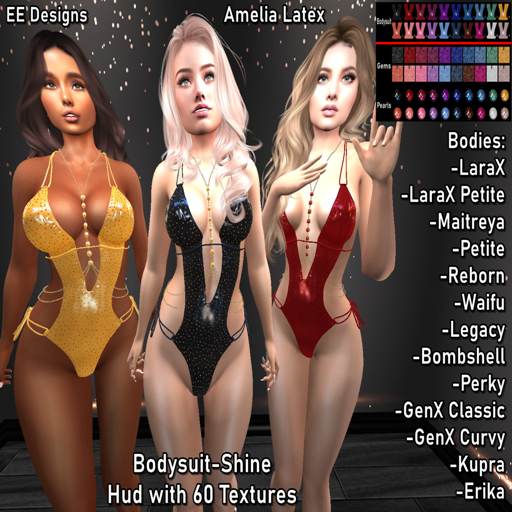 ::.EE.:: Bodysuit Set *Amelia Latex*