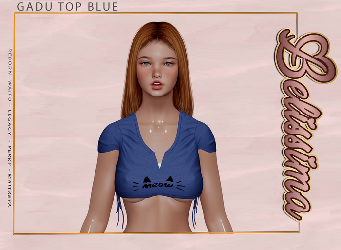 [Belissima] Gadu Top Blue